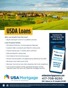 USDA Home Loan Flyer